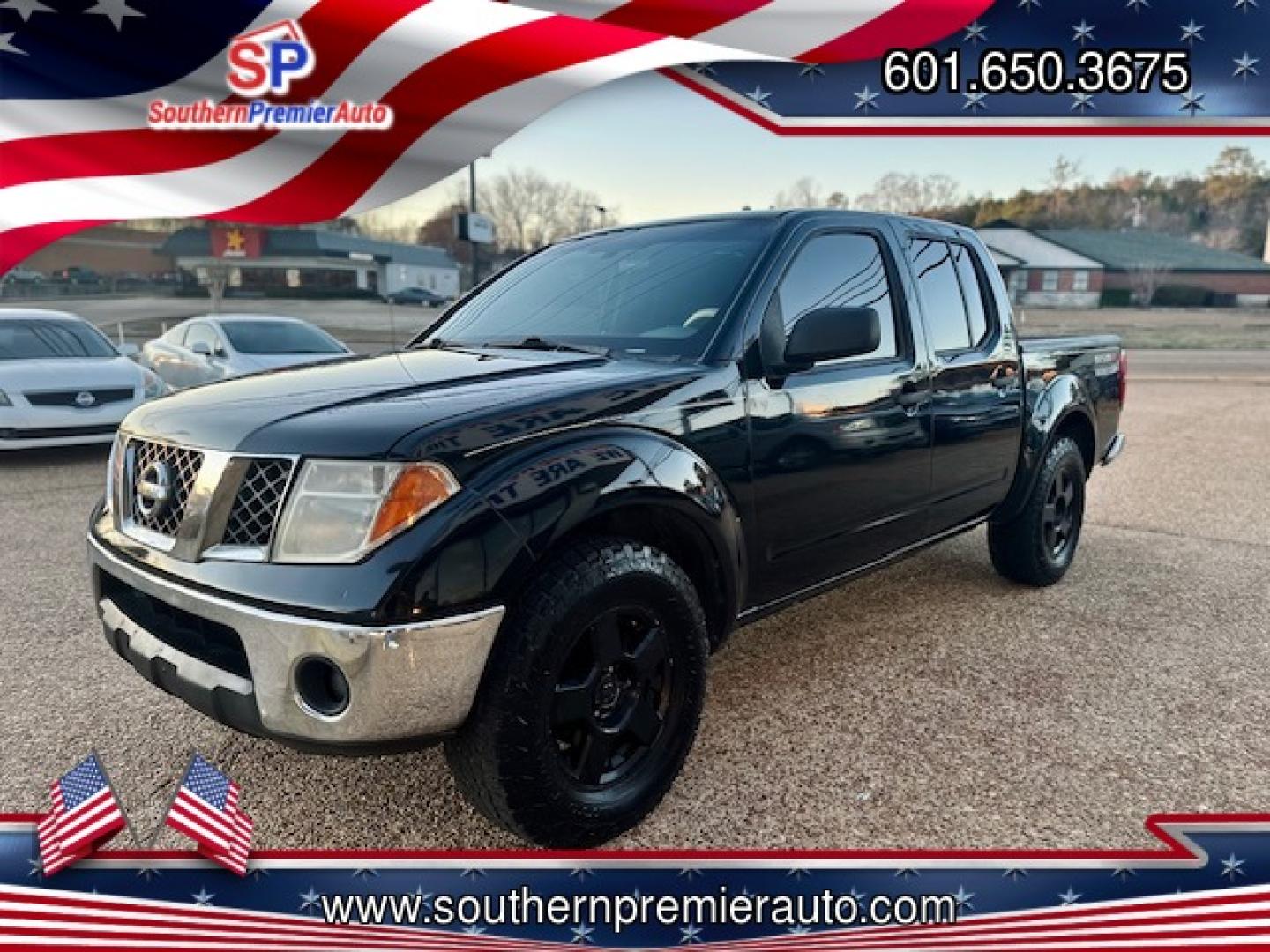 2008 BLACK NISSAN FRONTIER SE; LE; NIS (1N6AD07U68C) , located at 922 W. Beacon St., Philadelphia, MS, 39350, (601) 650-3675, 32.770447, -89.127151 - Photo#2